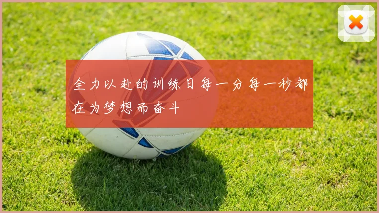 全力以赴的训练日每一分每一秒都在为梦想而奋斗